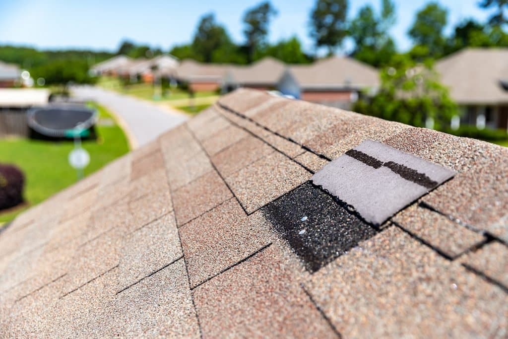 storm damage roofing